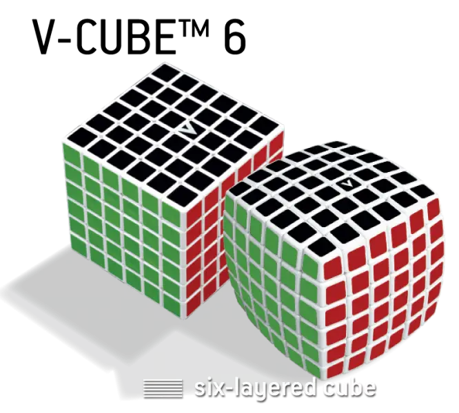 V-CUBE 6 White Pillow