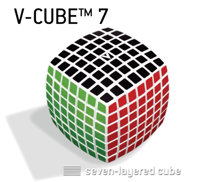 V-CUBE 7 White Pillow