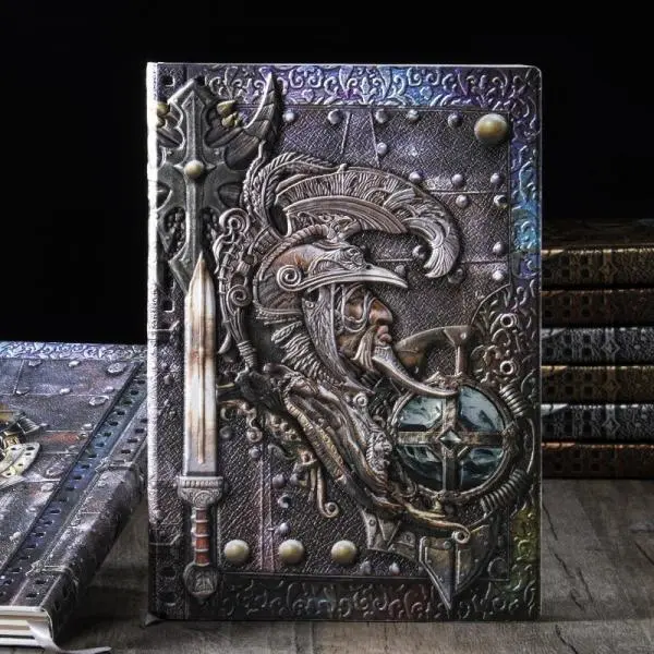Valorcrest Ledger D&D Player Journal | Coloured Embossed Hardback