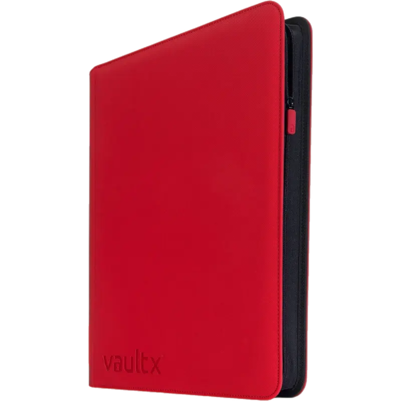 Vault X - 16-Pocket Exo-Tec® XXL - Zip Binder - Fire Red