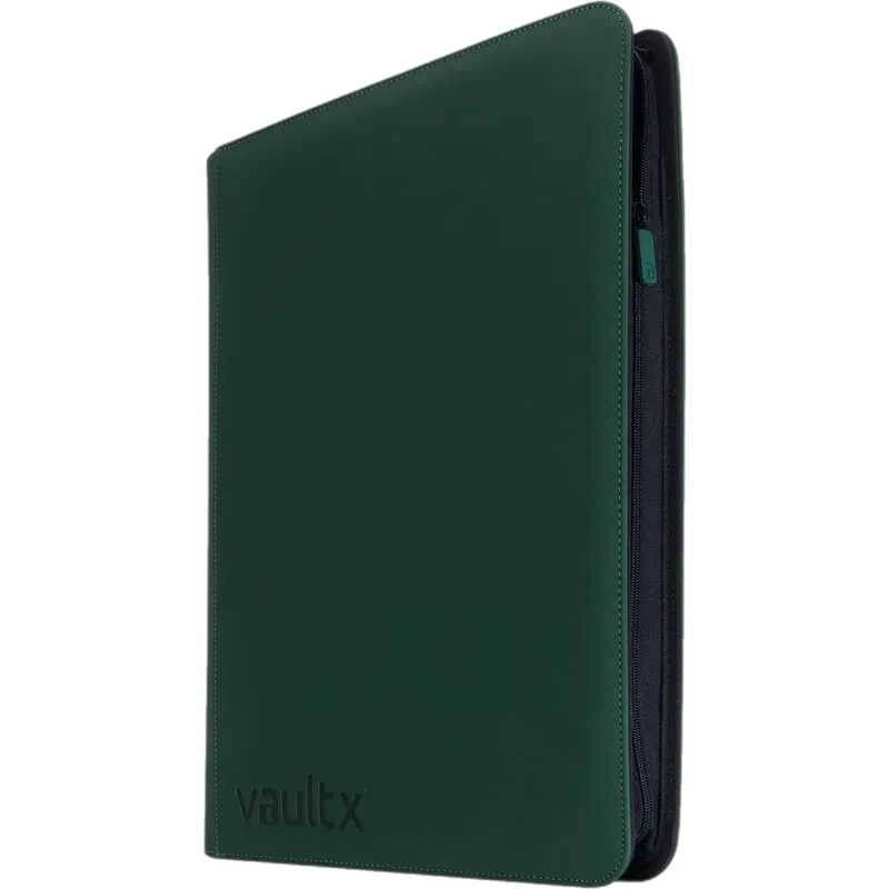 Vault X - 16-Pocket Exo-Tec® XXL - Zip Binder - Forest Green