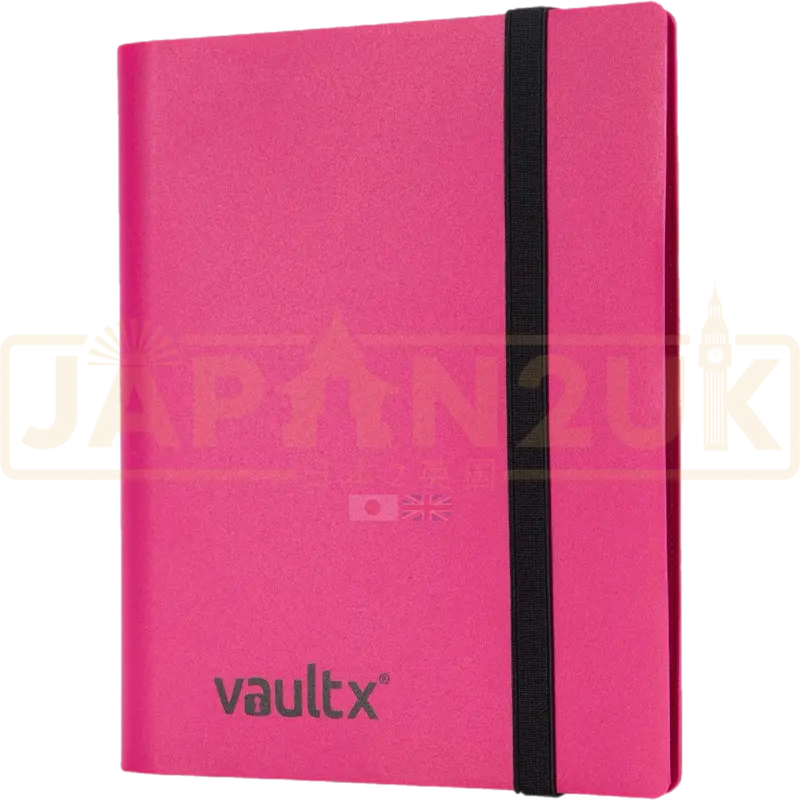 Vault X - 4-Pocket - Strap Binder - Pink
