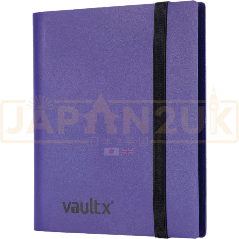 Vault X - 4-Pocket - Strap Binder - Purple