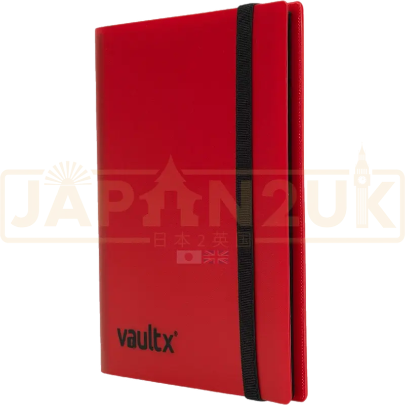 Vault X - 4-Pocket - Strap Binder - Red