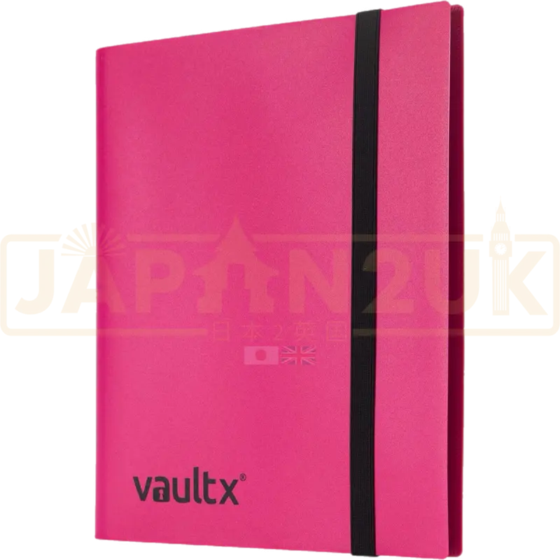 Vault X - 9-Pocket - Strap Binder - Pink