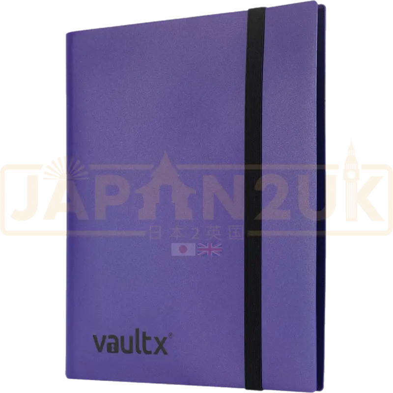 Vault X - 9-Pocket - Strap Binder - Purple
