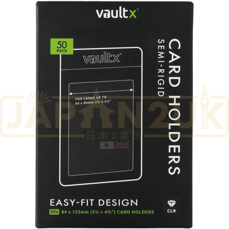 Vault X - Semi-Rigid Card Holders x50