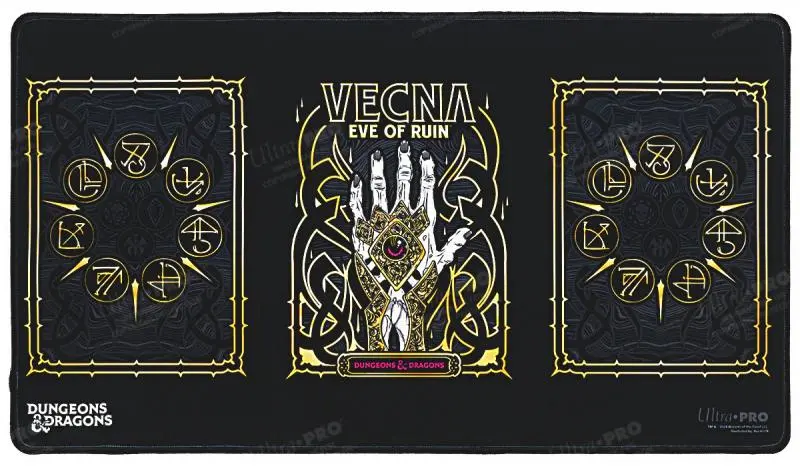 Vecna Eve of Ruin Black Stitched Playmat Alt Art