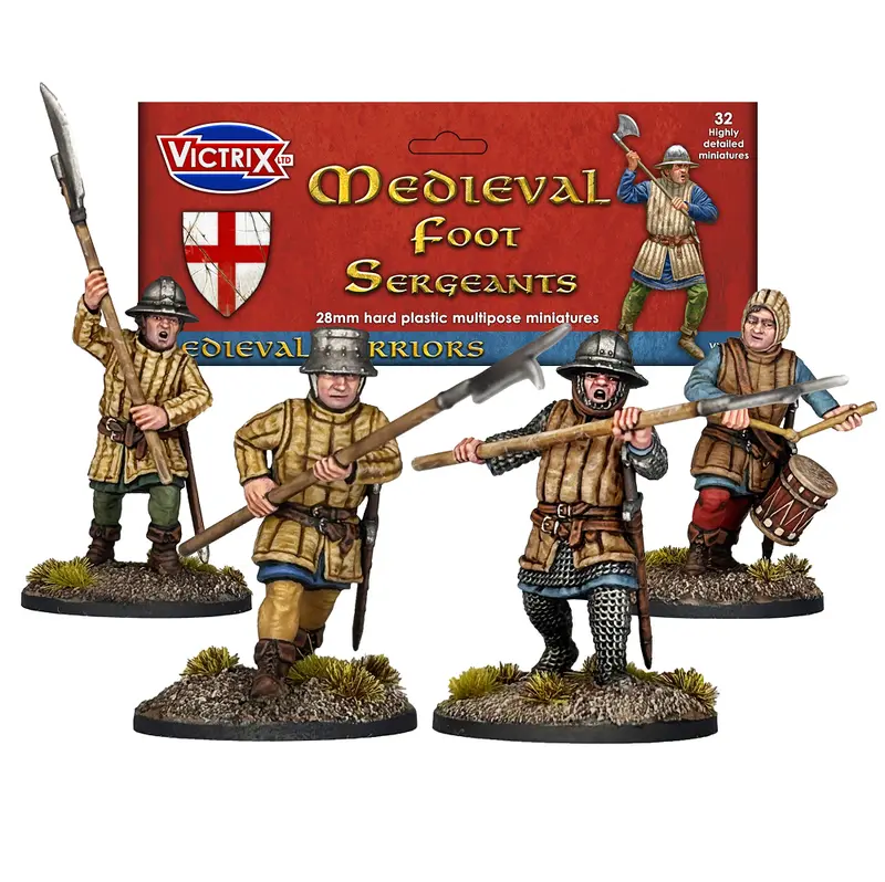 Victrix Medieval Foot Sergeants