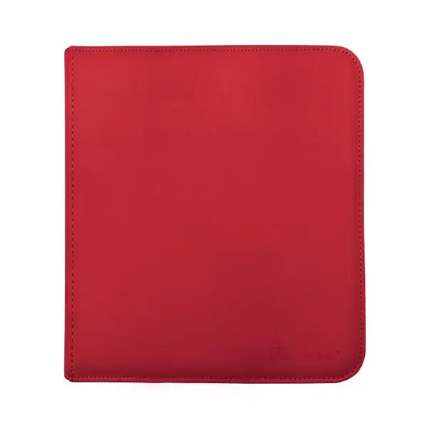 Vivid 12-Pocket Zippered PRO-Binder - Red