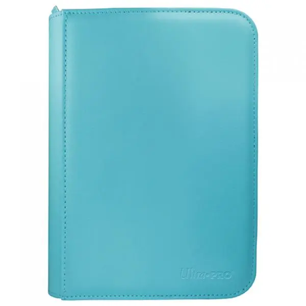 Vivid 4-Pocket Zippered PRO-Binder - Light Blue