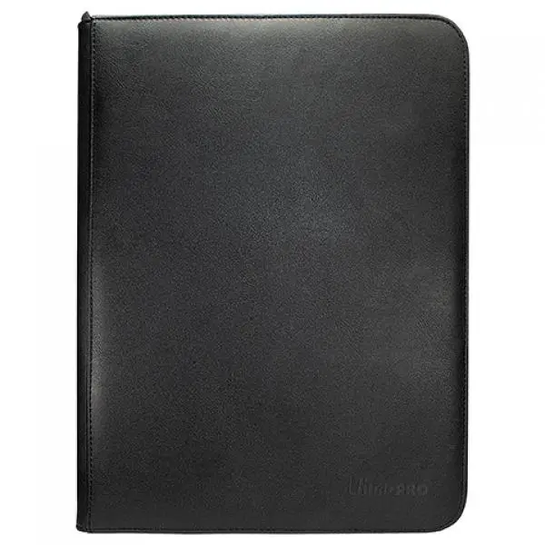 Vivid 9-Pocket Zippered PRO-Binder - Black