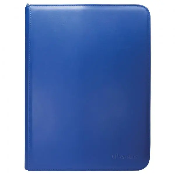 Vivid 9-Pocket Zippered PRO-Binder - Blue