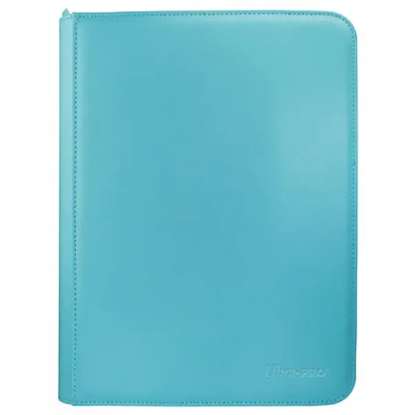 Vivid 9-Pocket Zippered PRO-Binder - Light Blue