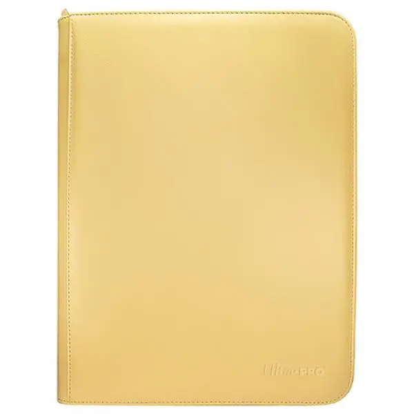 Vivid 9-Pocket Zippered PRO-Binder - Yellow