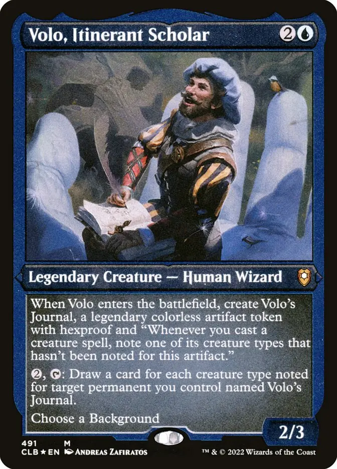 Volo, Itinerant Scholar - Commander Legends #491