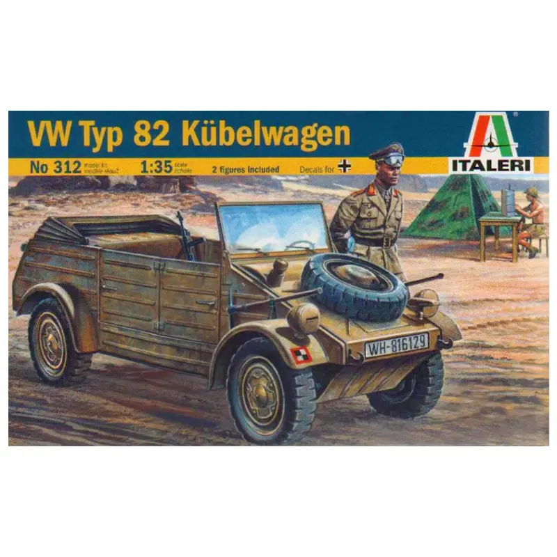 VW Typ 82 Kubelwagen - Italeri 1/35 Scale Model