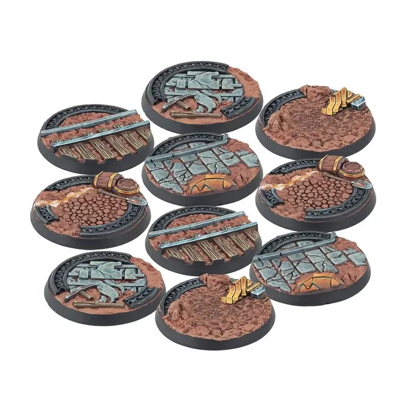 Warcrow Mounthaven 30mm Scenery Bases Alpha Series