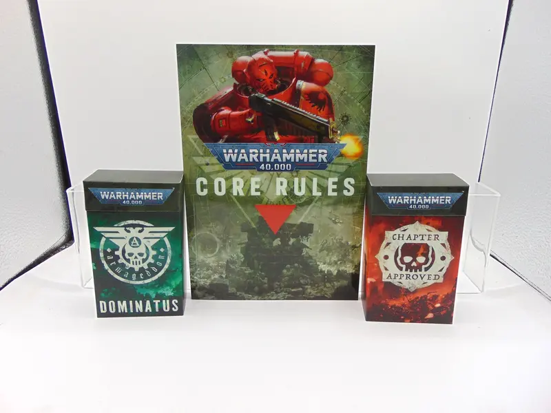Warhammer 40,000 11th Edition Core Rule Book, Chapter Approved and Dominatus decks
