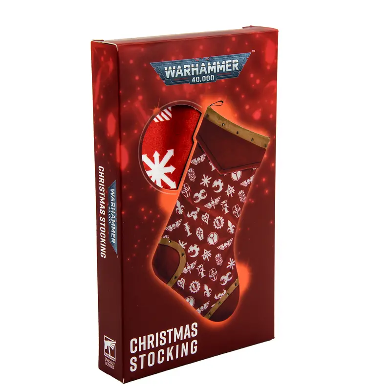 Warhammer 40k Multi Faction Red Christmas Stocking