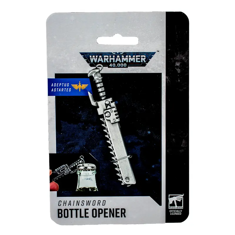 Warhammer Adeptus Astartes Chainsword Bottle Opener - Warhammer 40k Gift