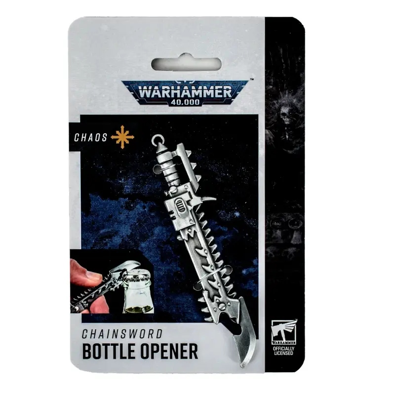 Warhammer Chaos Chainsword Bottle Opener - Warhammer 40k Gift