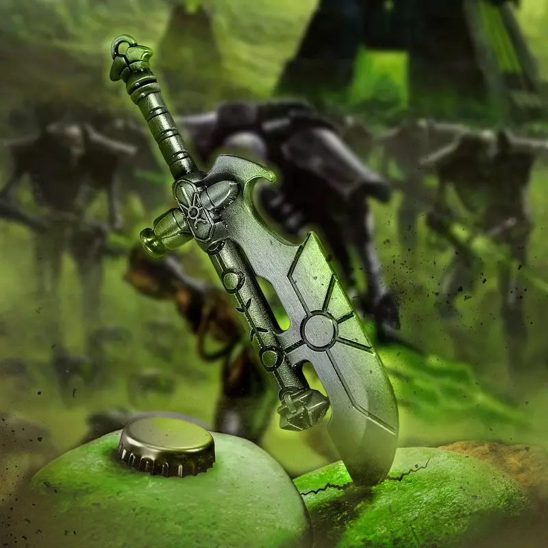 Warhammer Necron Hyperphase Sword Bottle Opener - Warhammer 40k Gift