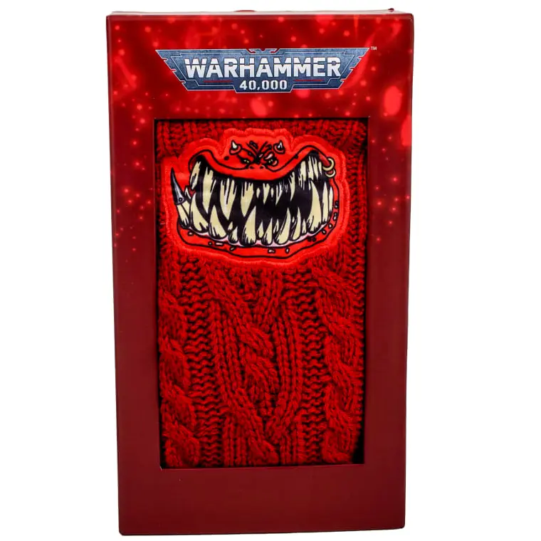 Warhammer Red Squig Slipper Socks