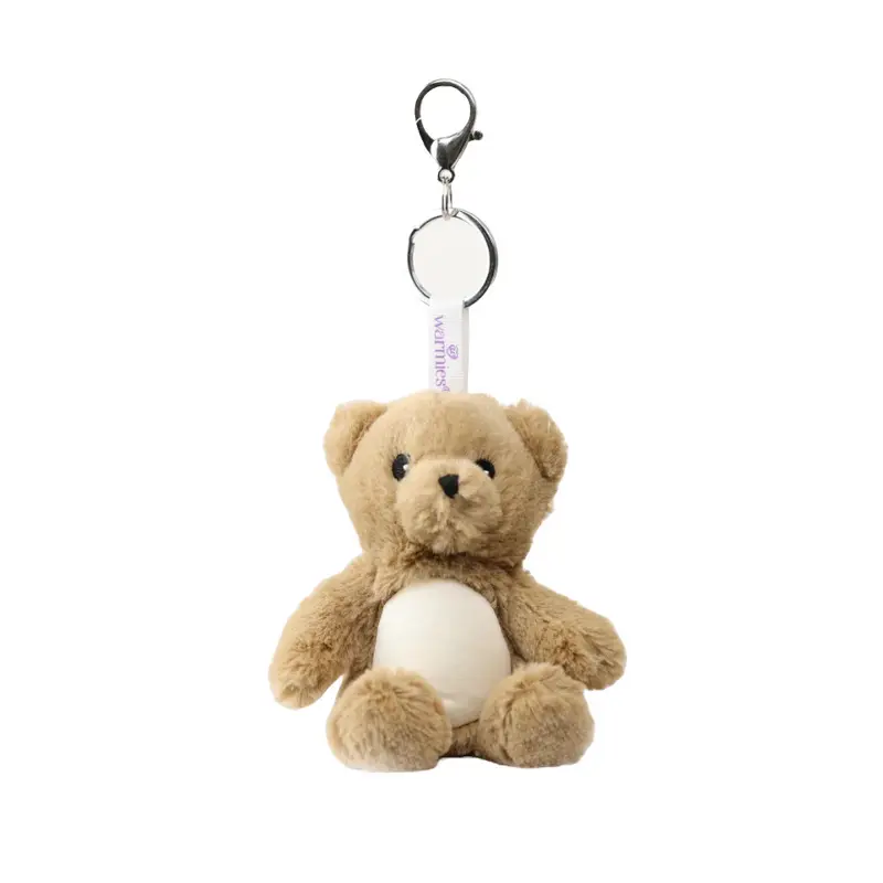 Warmies Brown Bear Bag Charm - Plushie