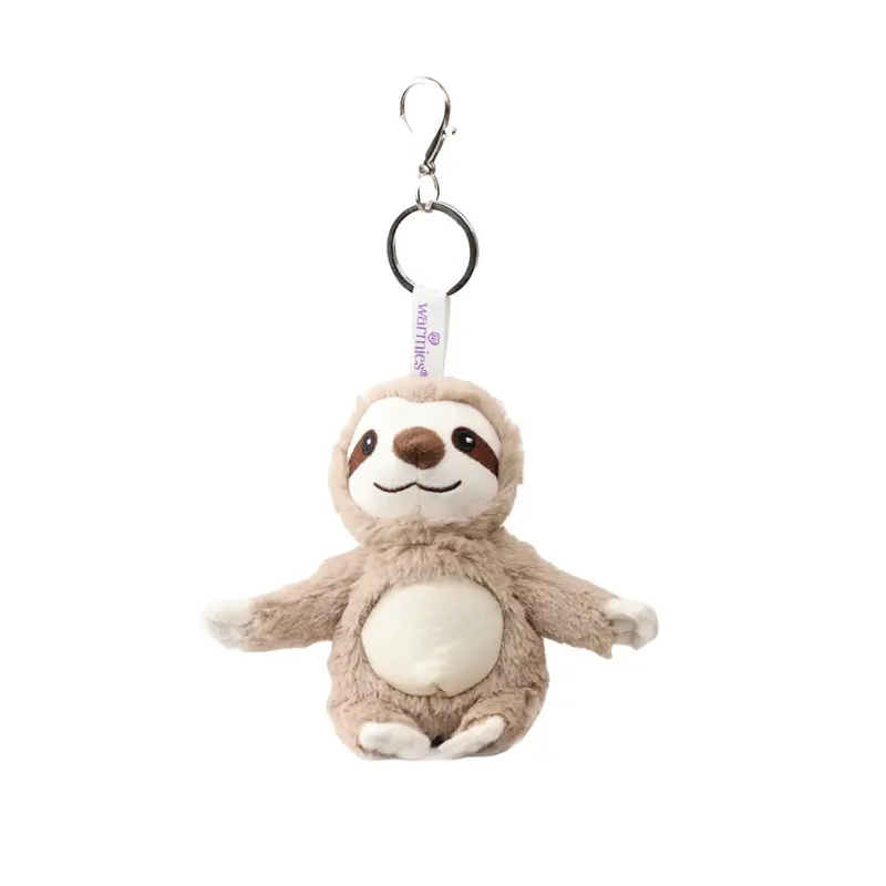 Warmies Brown Sloth Bag Charm - Plushie