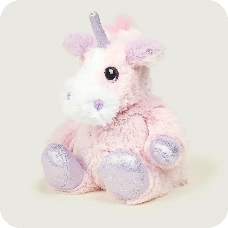 Warmies Iridescent Pink Unicorn - Microwavable Plushies