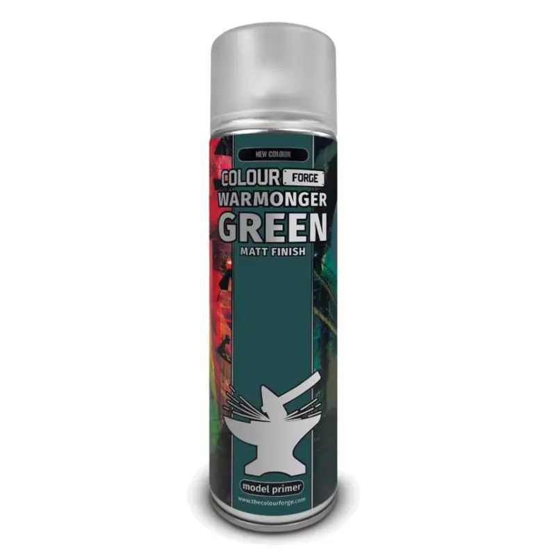 Warmonger Green Spray - Colour Forge Model Primer