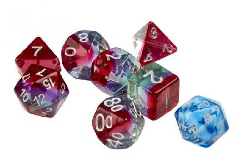 Watermelon Poly Set - Sirius Dice