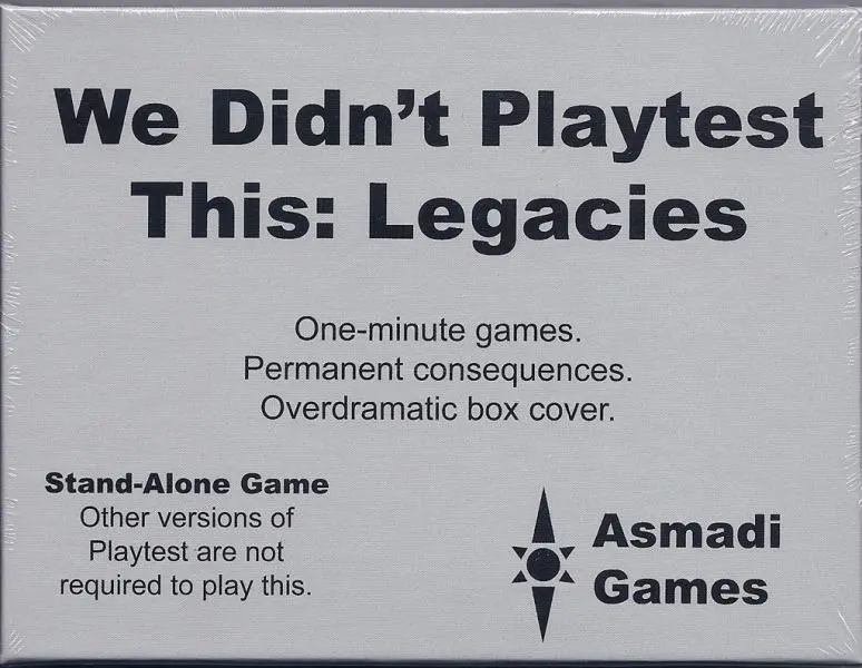 We didn't Playtest This