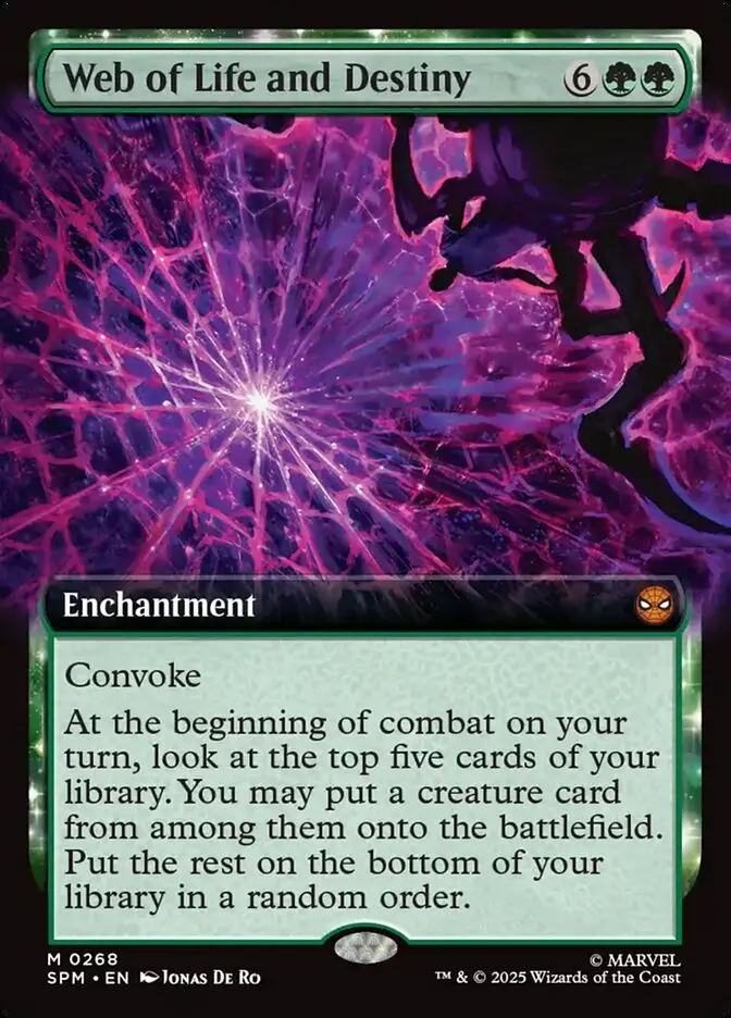 Web of Life and Destiny Extended Art - Spider-Man #268