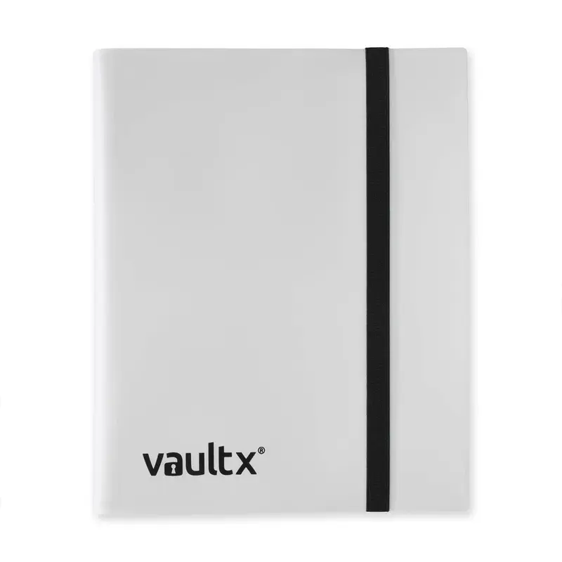 White 9 Pocket Vaultx Strap Binder