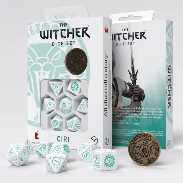 Witcher Dice Set Ciri The Law of Surprise