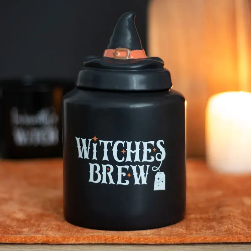 Witches Brew Ceramic Canister