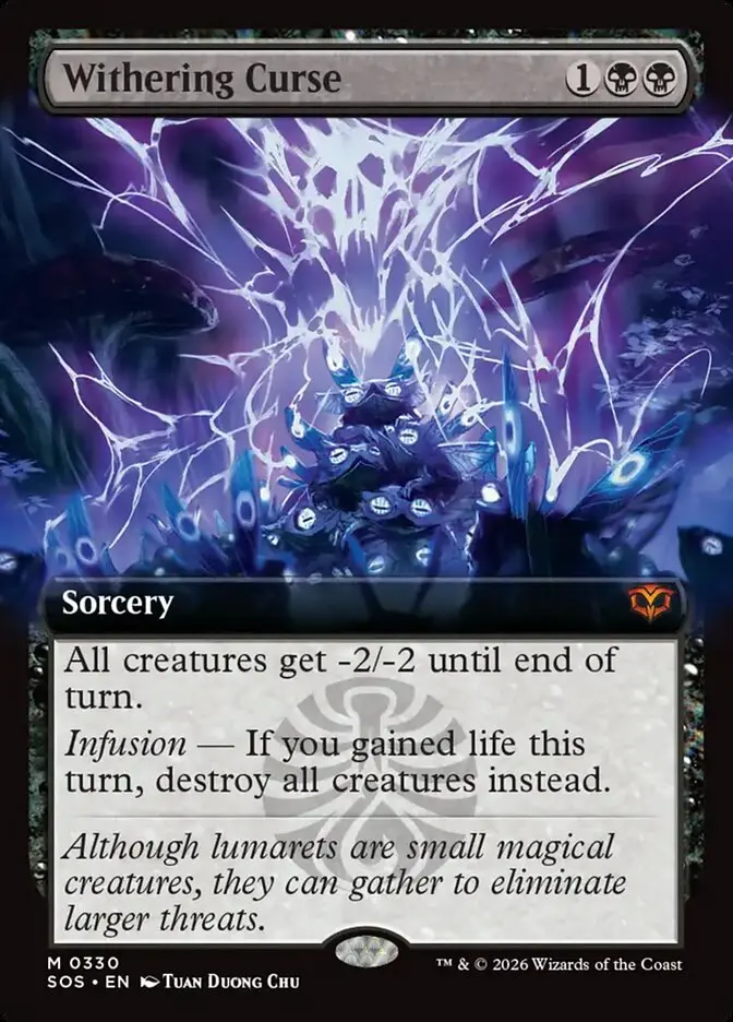 Withering Curse Secrets of Strixhaven Extended Art #330
