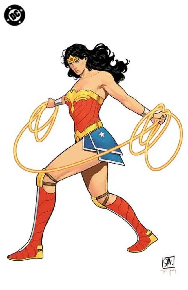 Wonder Woman #31 Cover G Daniel Sampere Corner Box Spot Foil Variant
