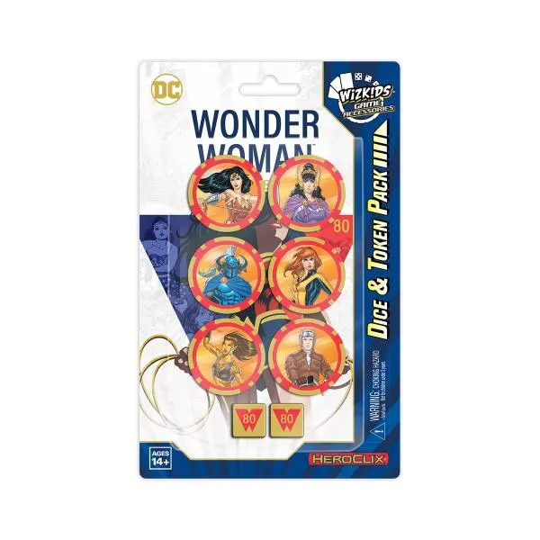 Wonder Woman 80th Anniversary Dice and Token Pack