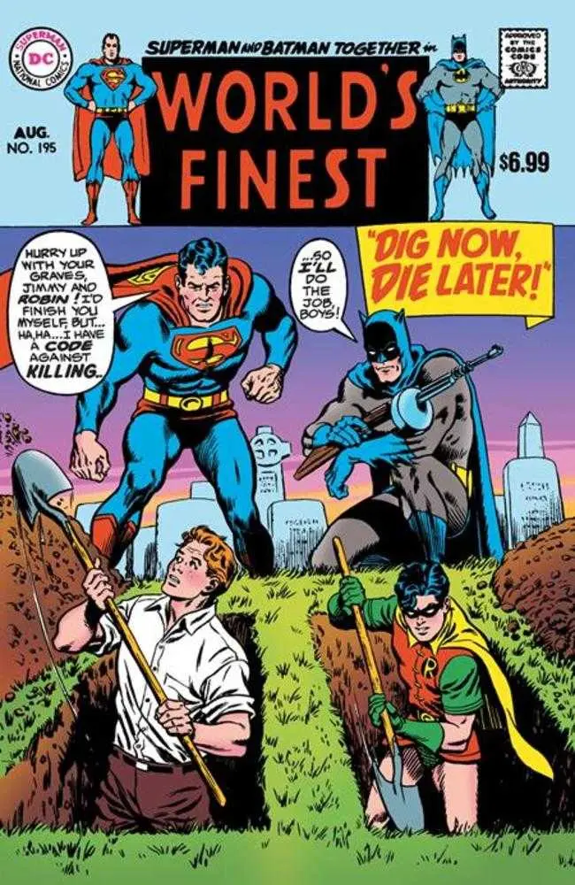 Worlds Finest Comics #195 Facsimile Edition Cover C Curt Swan Foil Variant