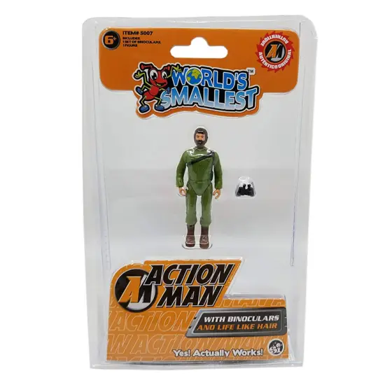 World's Smallest Action Man Figure with Binoculars