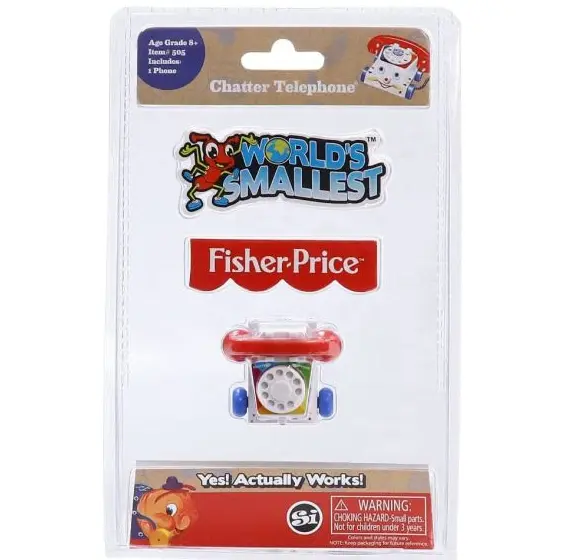 World's Smallest Fisher Price Chatter Telephone