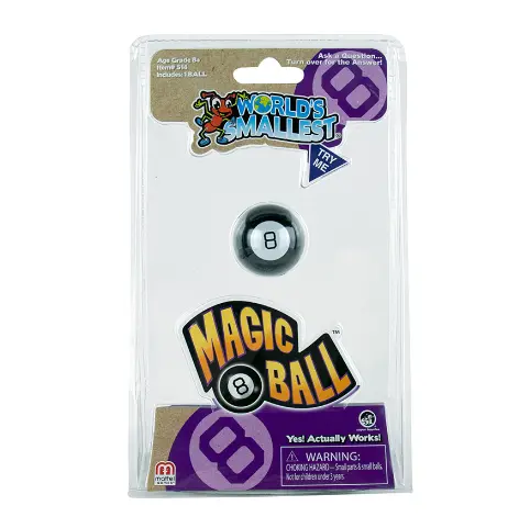 World's Smallest Magic 8 Ball