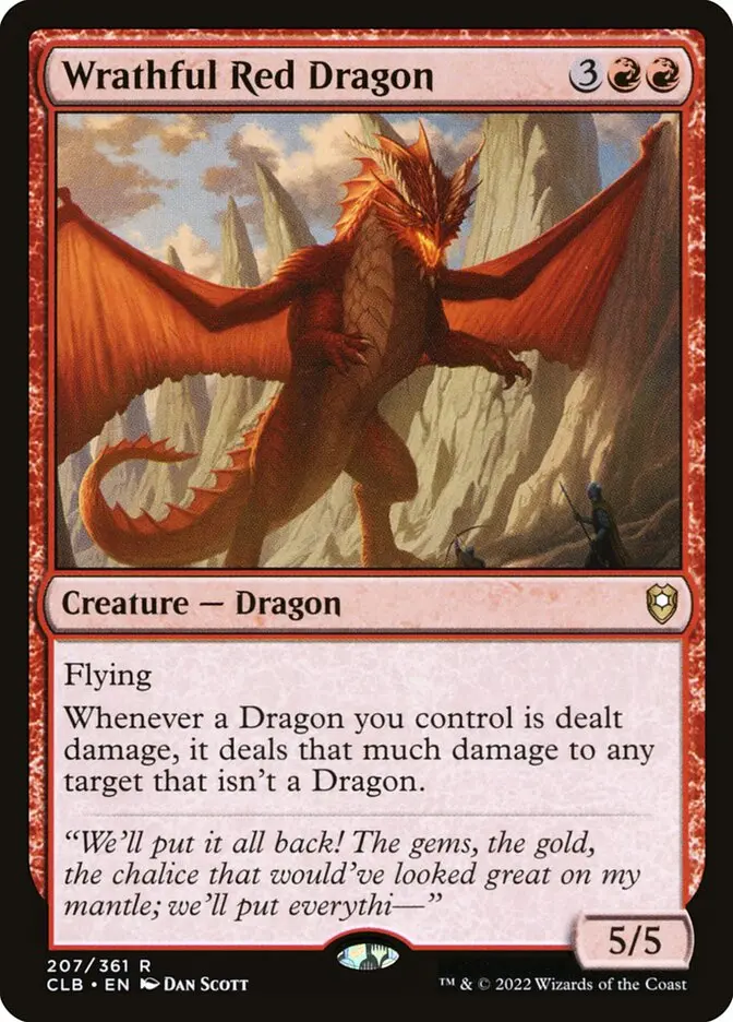 Wrathful Red Dragon - Commander Legends #207