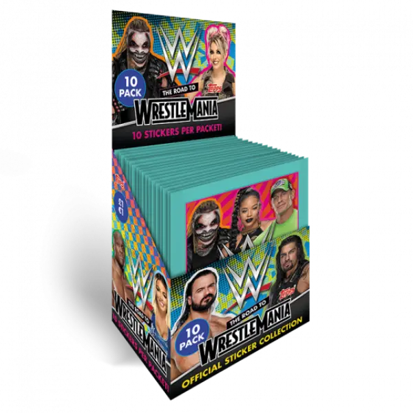 WWE 2021 Sticker Box
