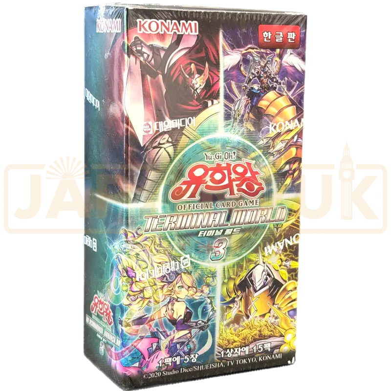 Yu-Gi-Oh! Terminal World TW03-KR Korean Booster Box