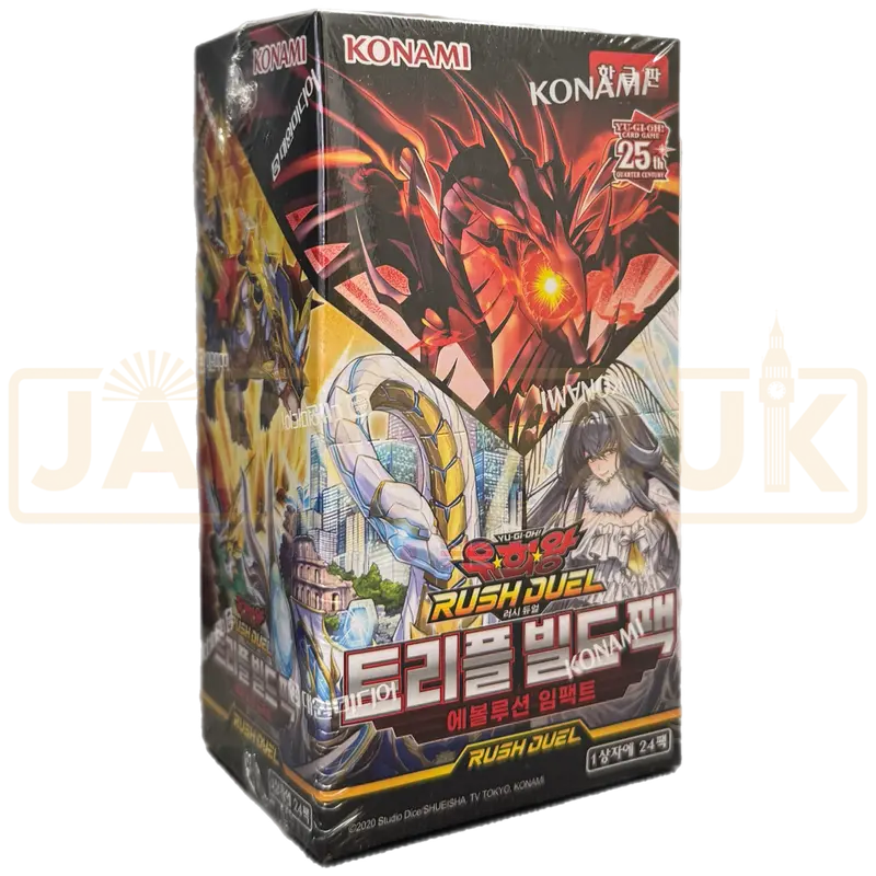 Yu-Gi-Oh! Triple Build Pack Evolution Impact RD/TB02-KR Korean Booster Box