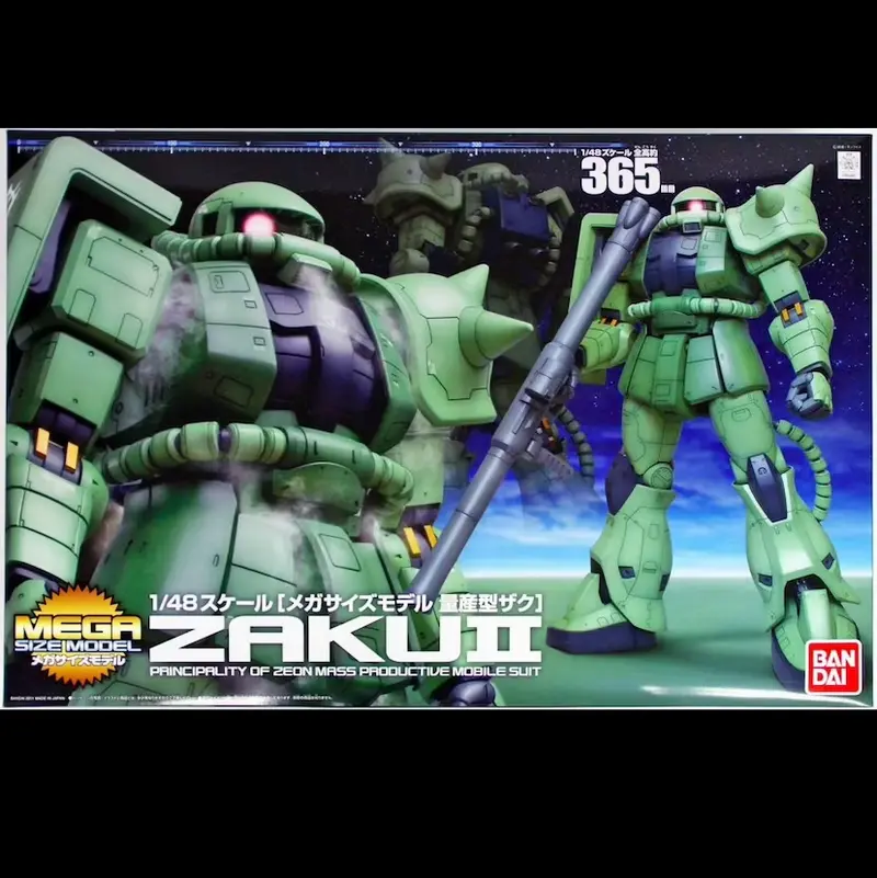 Zaku II - Mega Size Gundam Model Kit